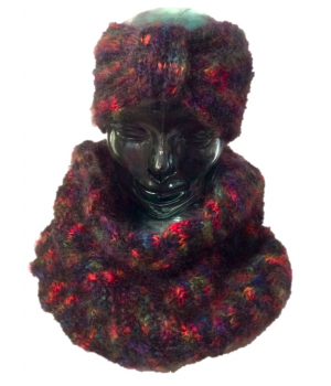 Bandeau & tour de cou fait...