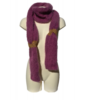 Echarpe fait main en mohair