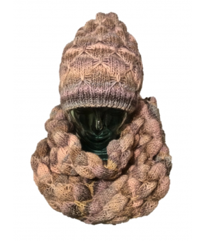 Bonnet & snood fait main en...