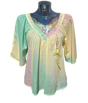 Top tye dye couleurs...